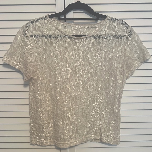 Tops - Sheer lace top